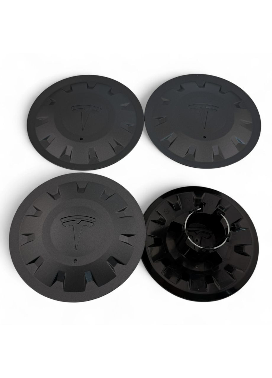 Ковпачки на диски Тесла модел 3, заглушки «тарілки» на Model 3, 1188236-00-А, темний графіт, 4 штуки No Brand (364958864)