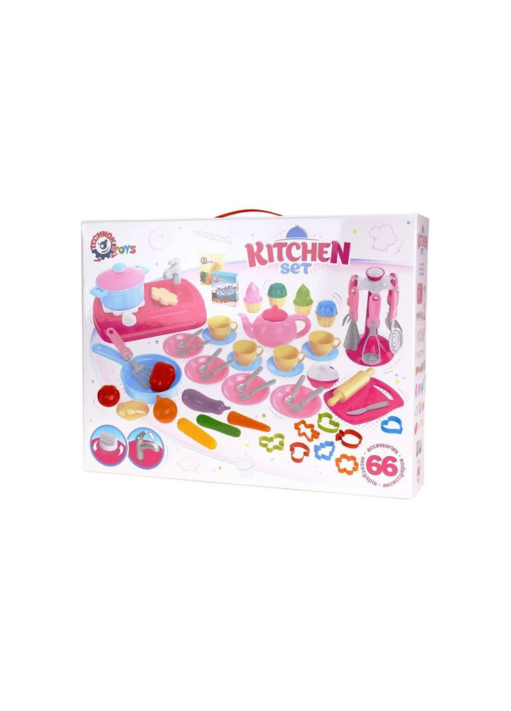 Игровой набор "Кухня с набором посуды" цвет разноцветный CB-00164951 ТехноК (314887332)