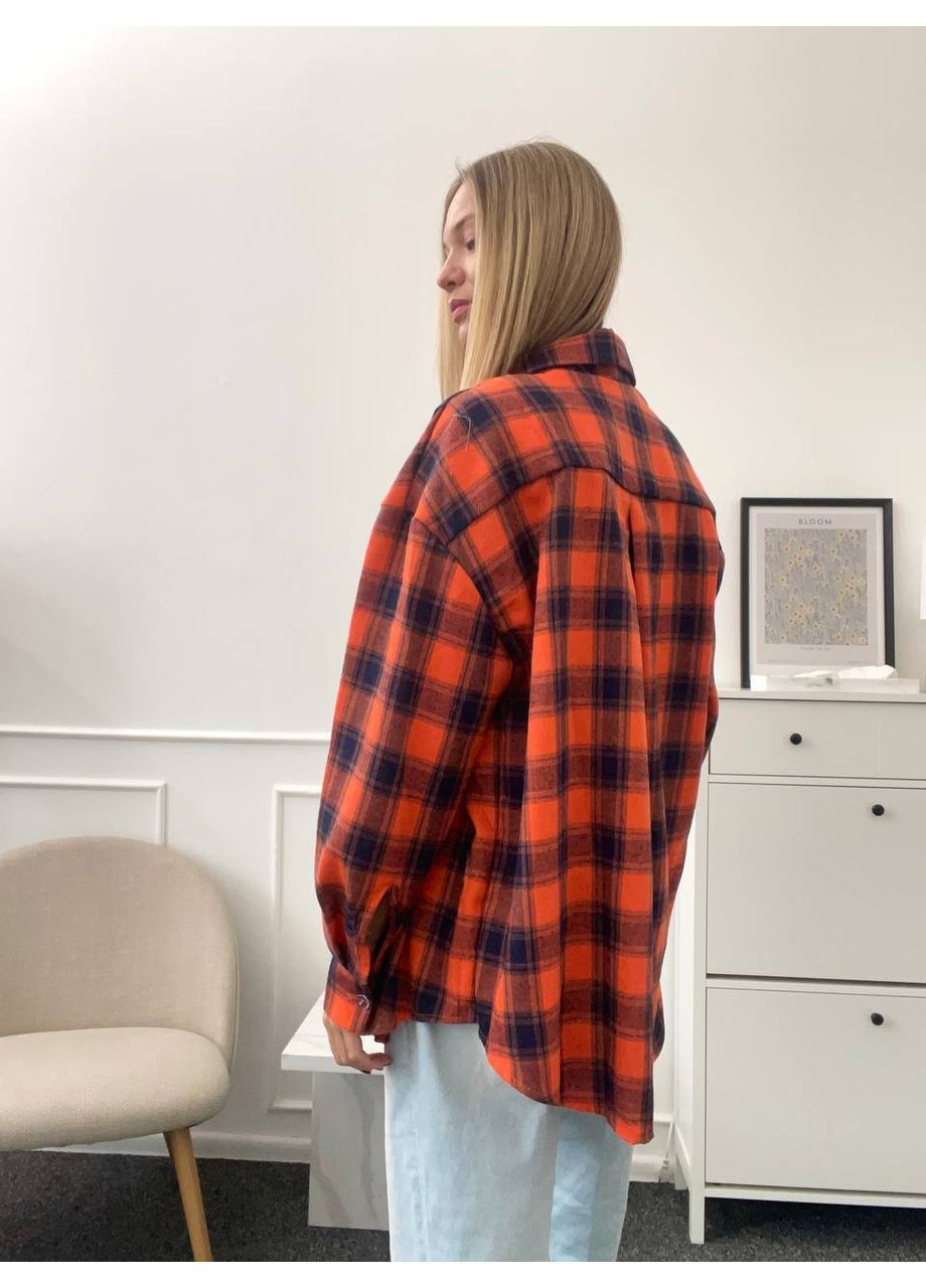 Клітчаста фланелева сорочка Oversize Vakko (368526506)