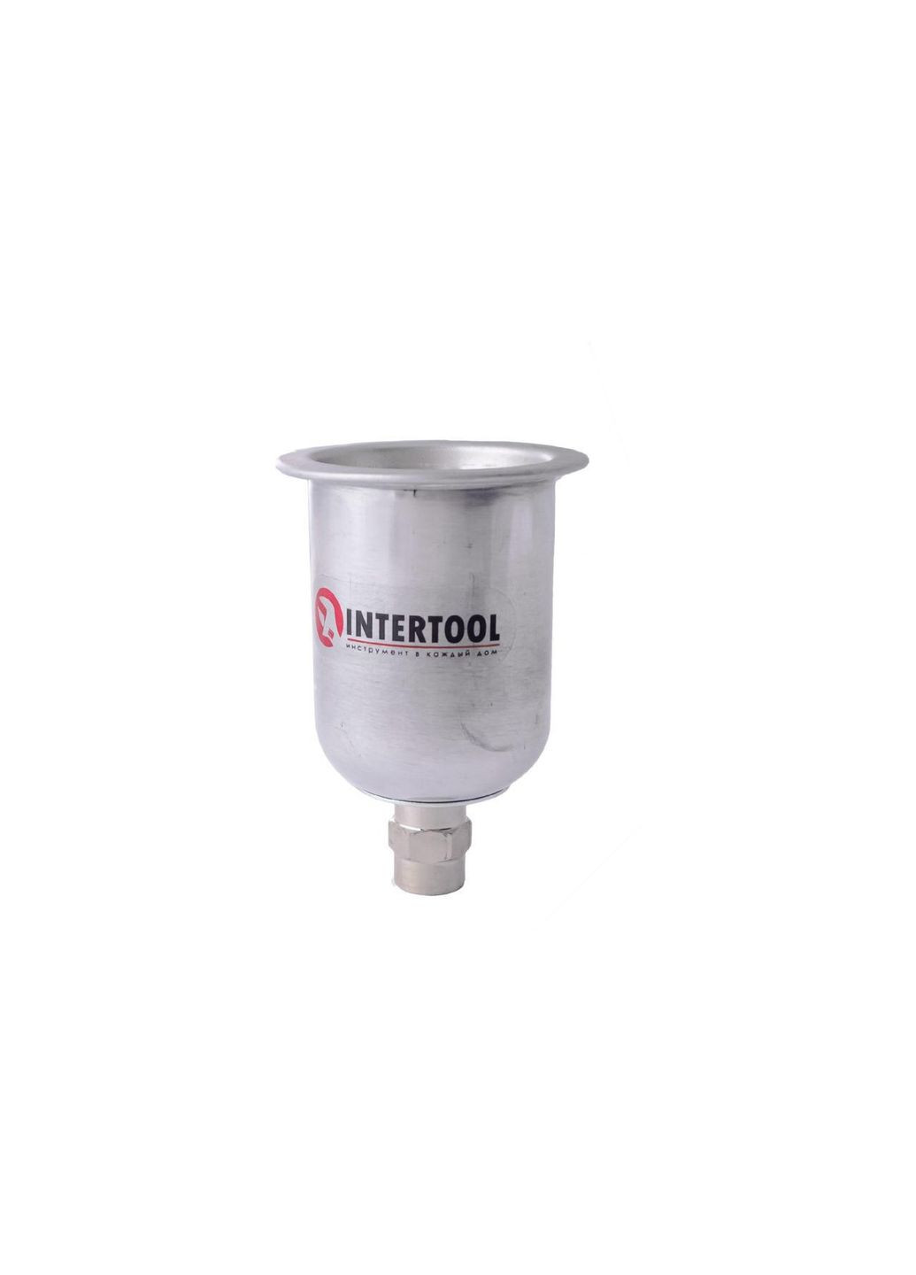 Бачок для фарбопульта HVLP 125 мл металевий із внутрішньою різзю M14x1 для точних робіт Intertool (332205821)