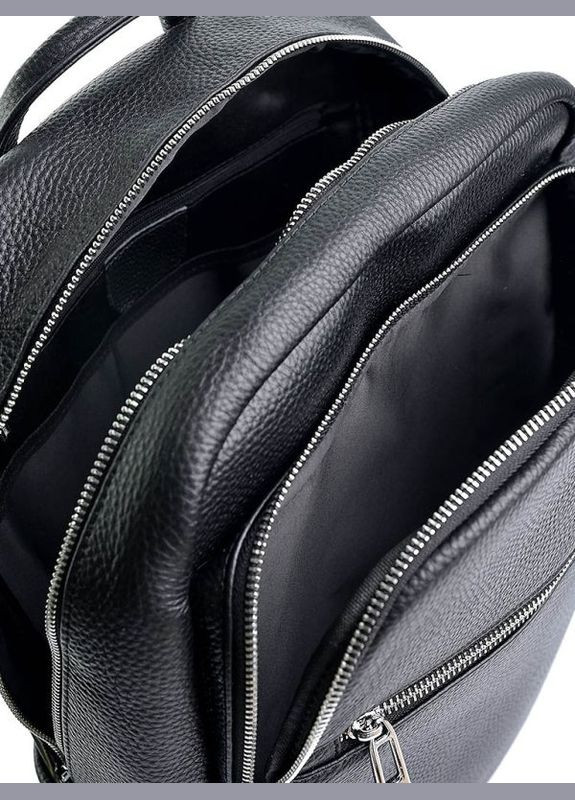 Женский кожаный рюкзак черный No Brand (292557703)
