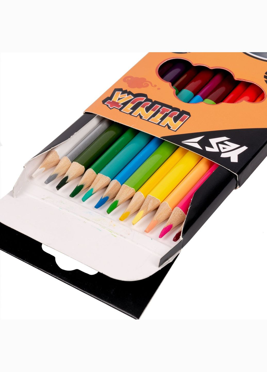 Карандаши цветные Ninja, двусторонние, 12 шт., 24 цвета () Yes 290707 (337470878)