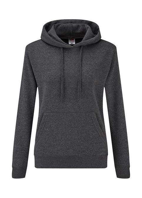 Толстовка женская Classic hooded sweat Фиолетовый (0620380PEM) Fruit of the Loom (311607790)