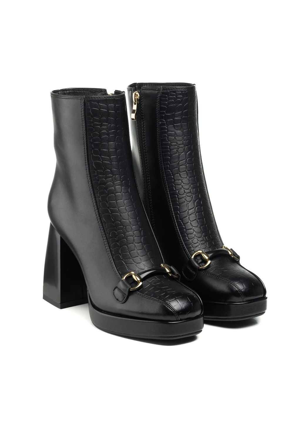 Черные ботильоны (1610б) STEFANIYA