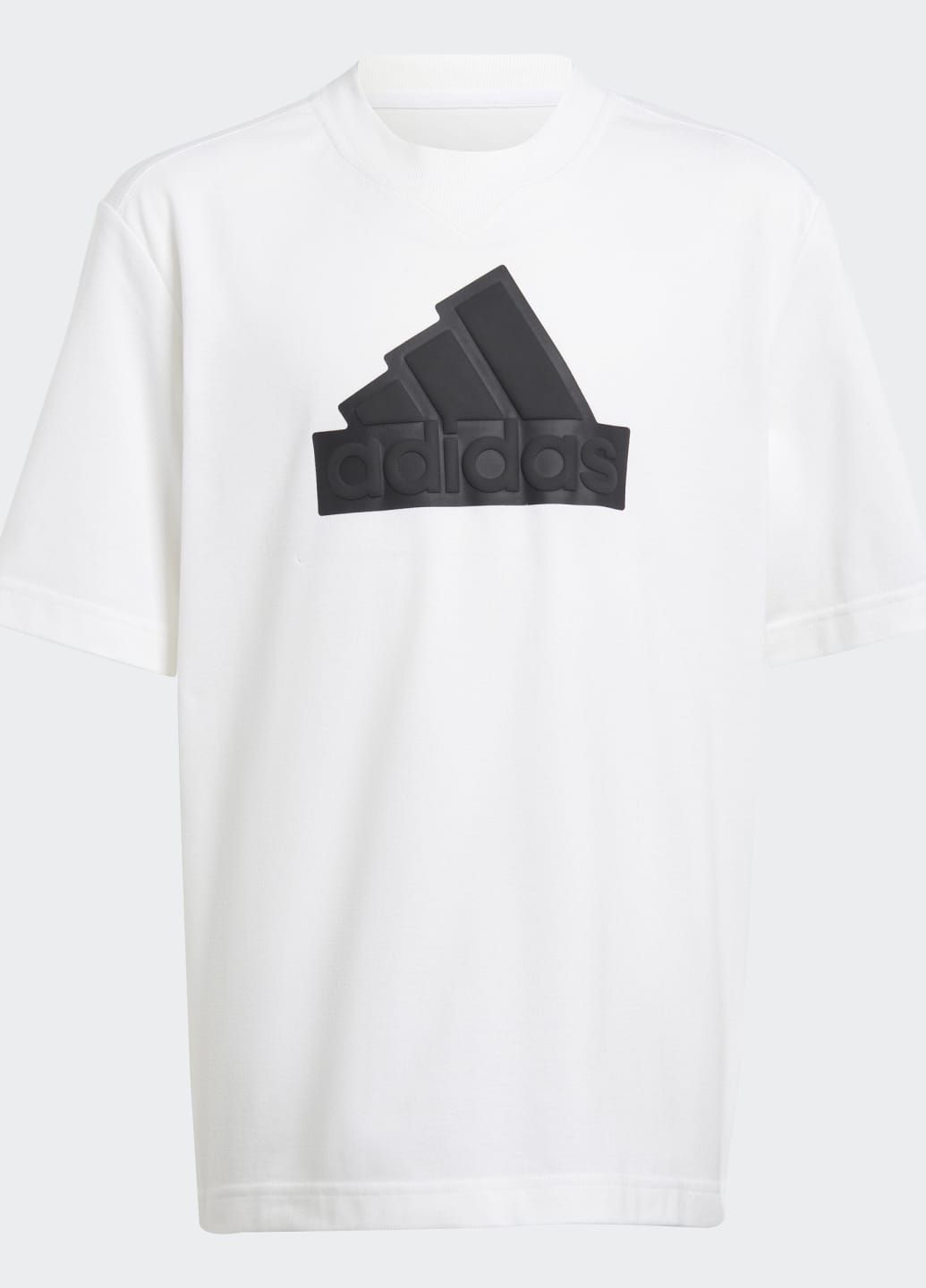 Біла демісезонна футболка future icons logo adidas