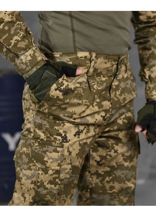 Тактический мужской демисезонный костюм 3 в 1 Рип-стоп пиксель No Brand