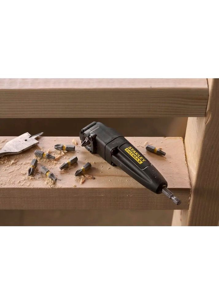 Угловая насадка с набором бит STA88582 Stanley (317304352)