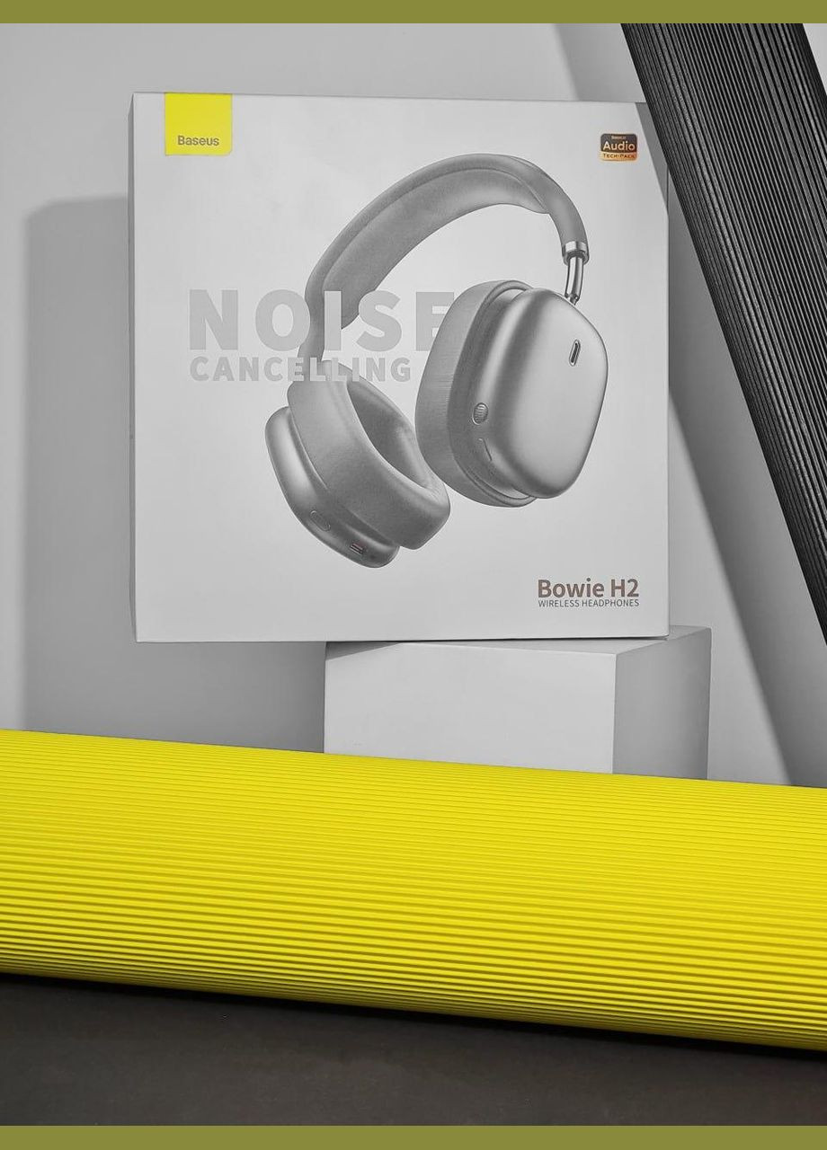 Повнорозмірні бездротові навушники Bowie H2 із шумозаглушенням Baseus (280876972)
