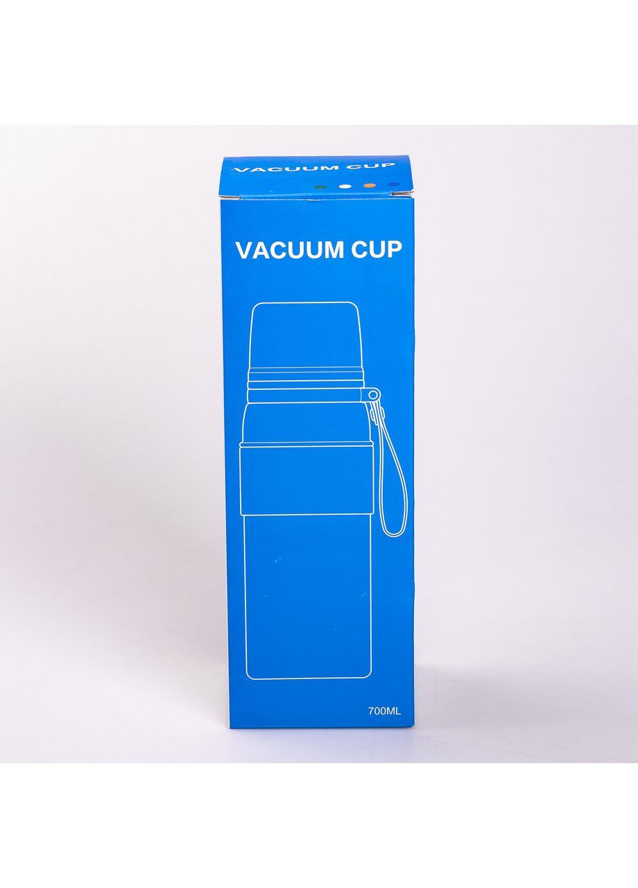 Термос 700 мл з кришкою фліп топ і ситечком, зелений Yiwu (363058919)