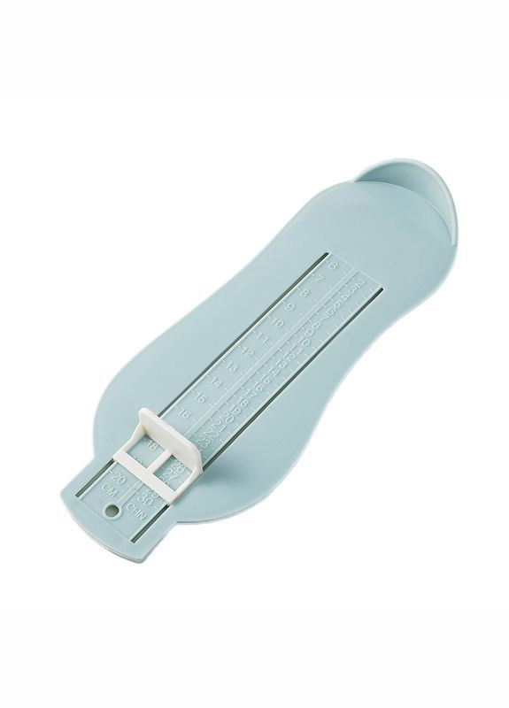 Линейка-стелька для измерения ступней малыша Измеритель - стопомер размера обуви для ребенка до 20 см Голубой LELUNO (314807813)