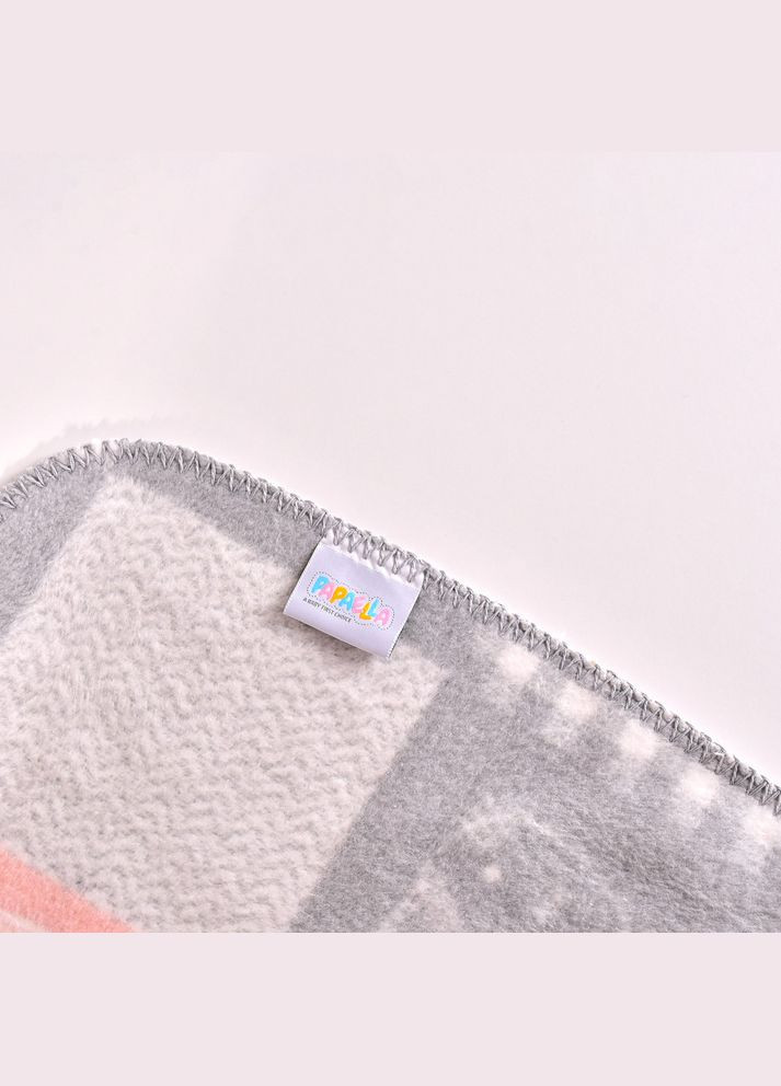 Плед детский 90х120 см хлопок натуральный хлопок теплый нежный в кроватку коляску котенок IDEIA (318501176)