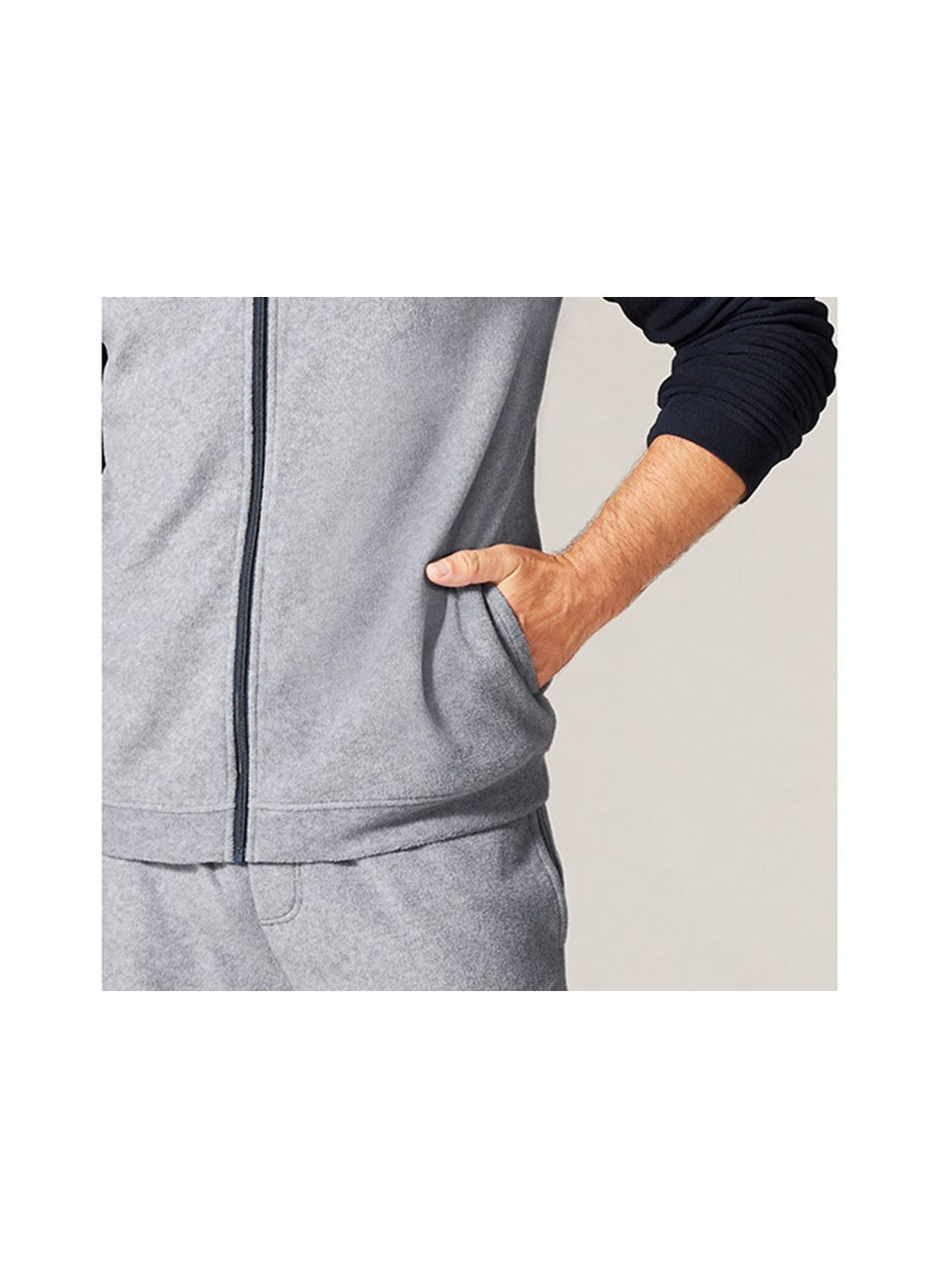 Спортивний костюм флісовий для чоловіка LIDL 435816 сірий Livergy (306713689)