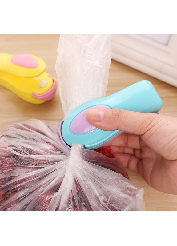 Портативний зварювач для пакетів з термічним нагрівом для продуктів Korea Type блактиний No Brand (348430962)