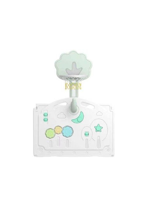 Манеж з баскетбольним кільцем 123х123х62 см Оливковий (1336919530) No Brand (360969217)