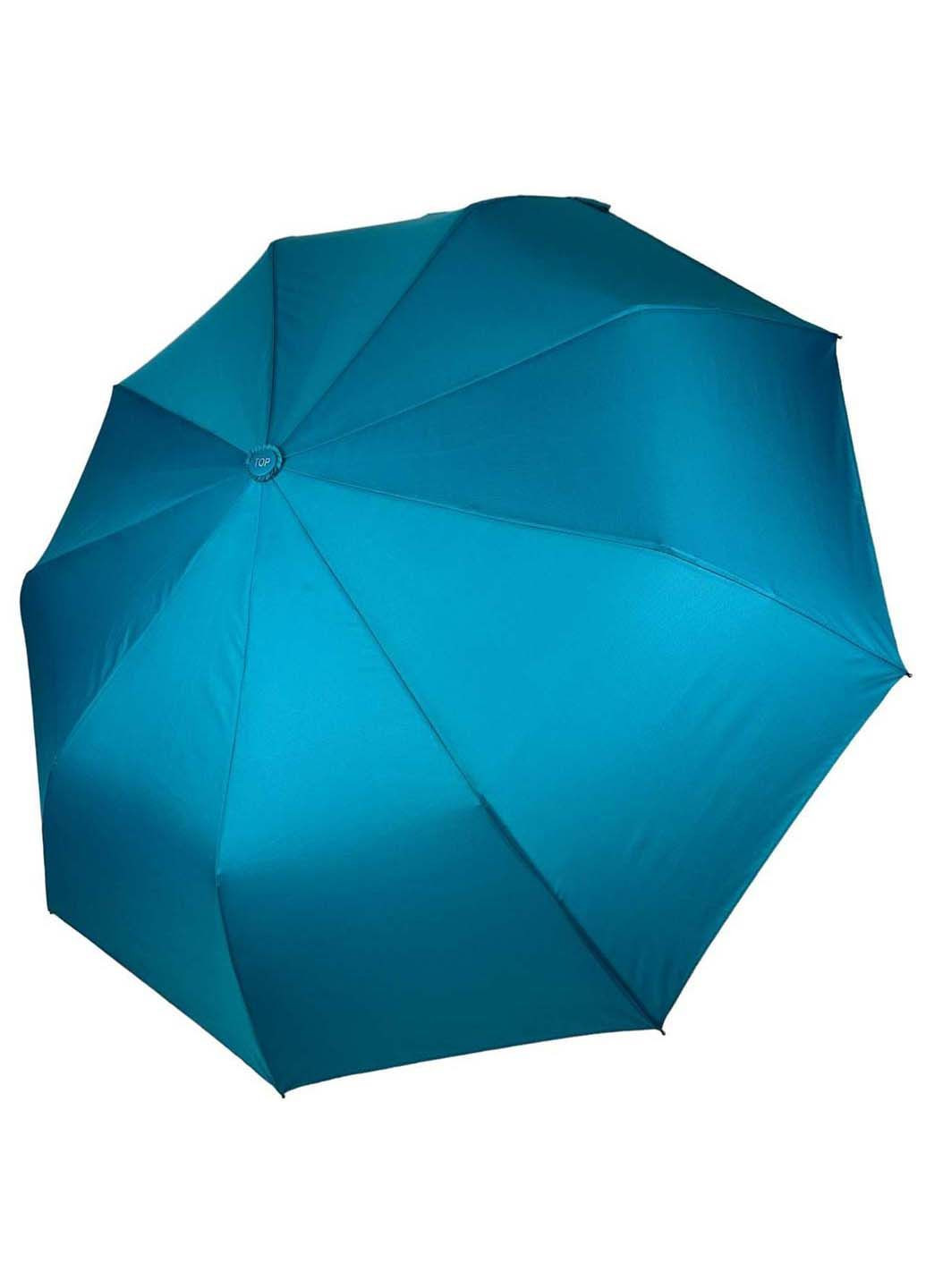 Жіноча однотонна парасоля напівавтомат на 9 спиць Toprain (289977384)