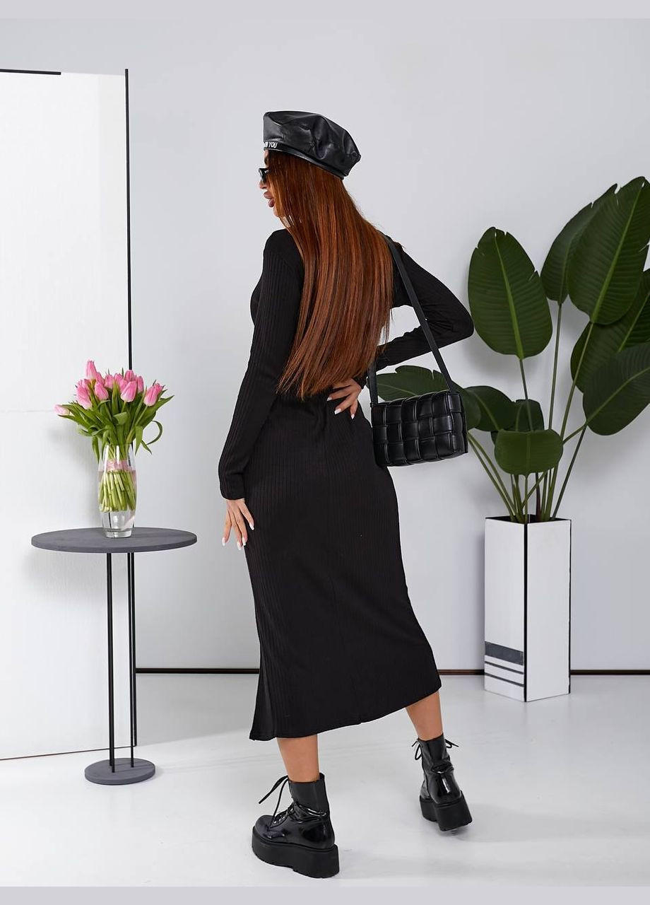 Чорна жіноча сукня ангора No Brand