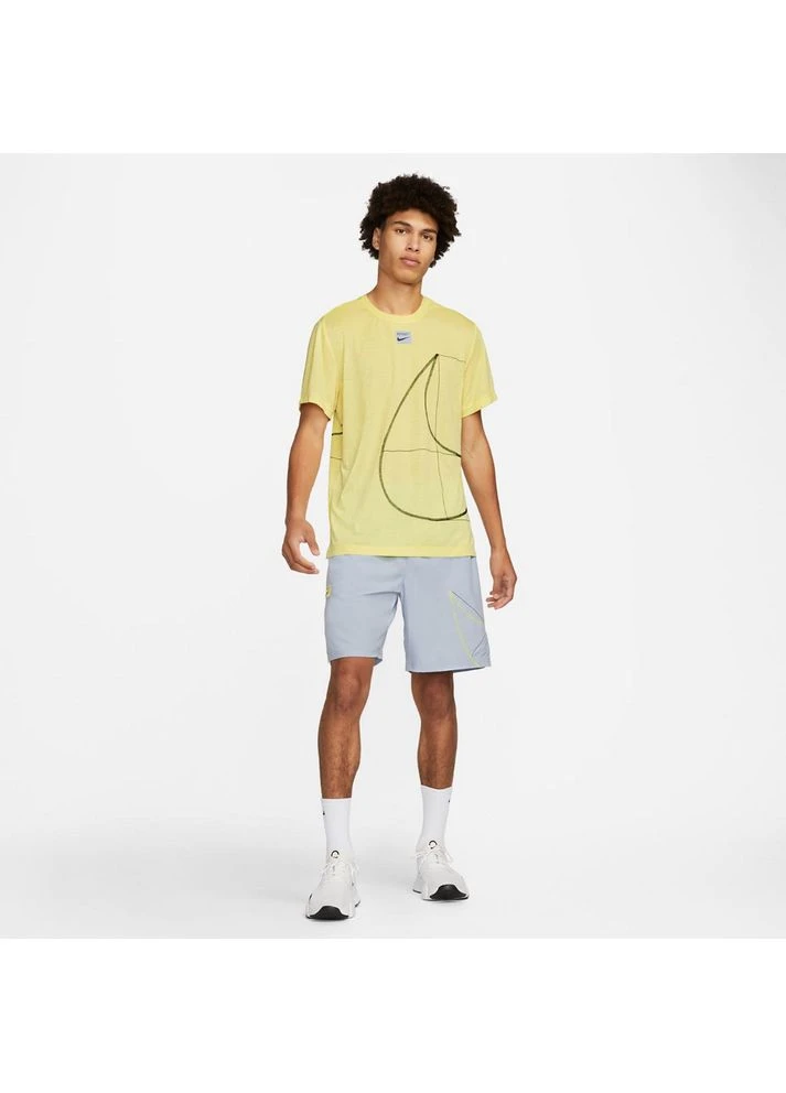 Жовта футболка df q5 ss top yellow dq6626-706 Nike