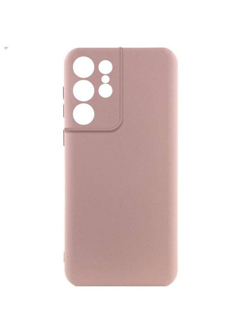 Кольоровий силіконовий чохол із закритою камерою для Samsung Galaxy S21 Ultra Getman (315723093)