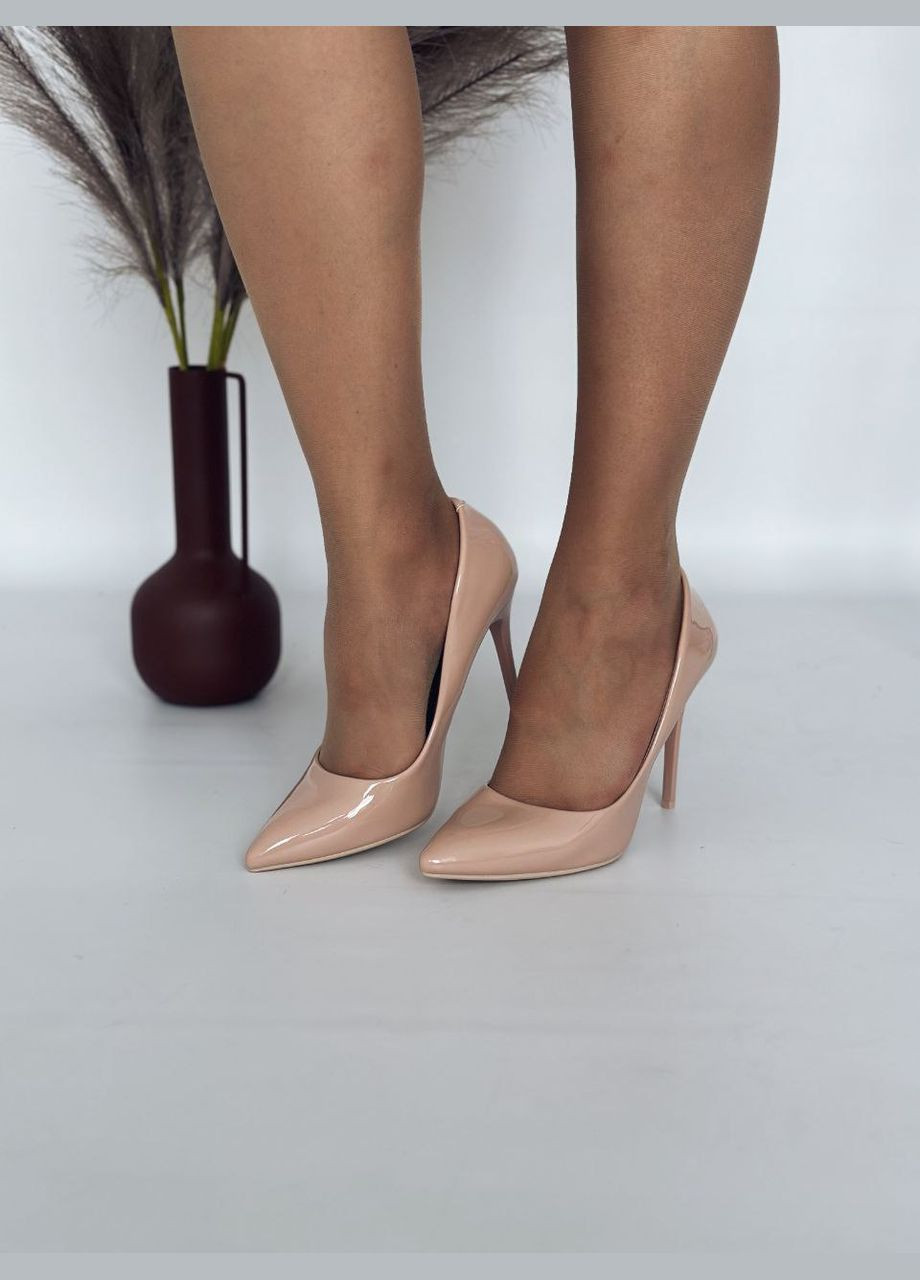 No Brand Елегантні жіночі туфлі пудровий з, — демісезон (299192851)