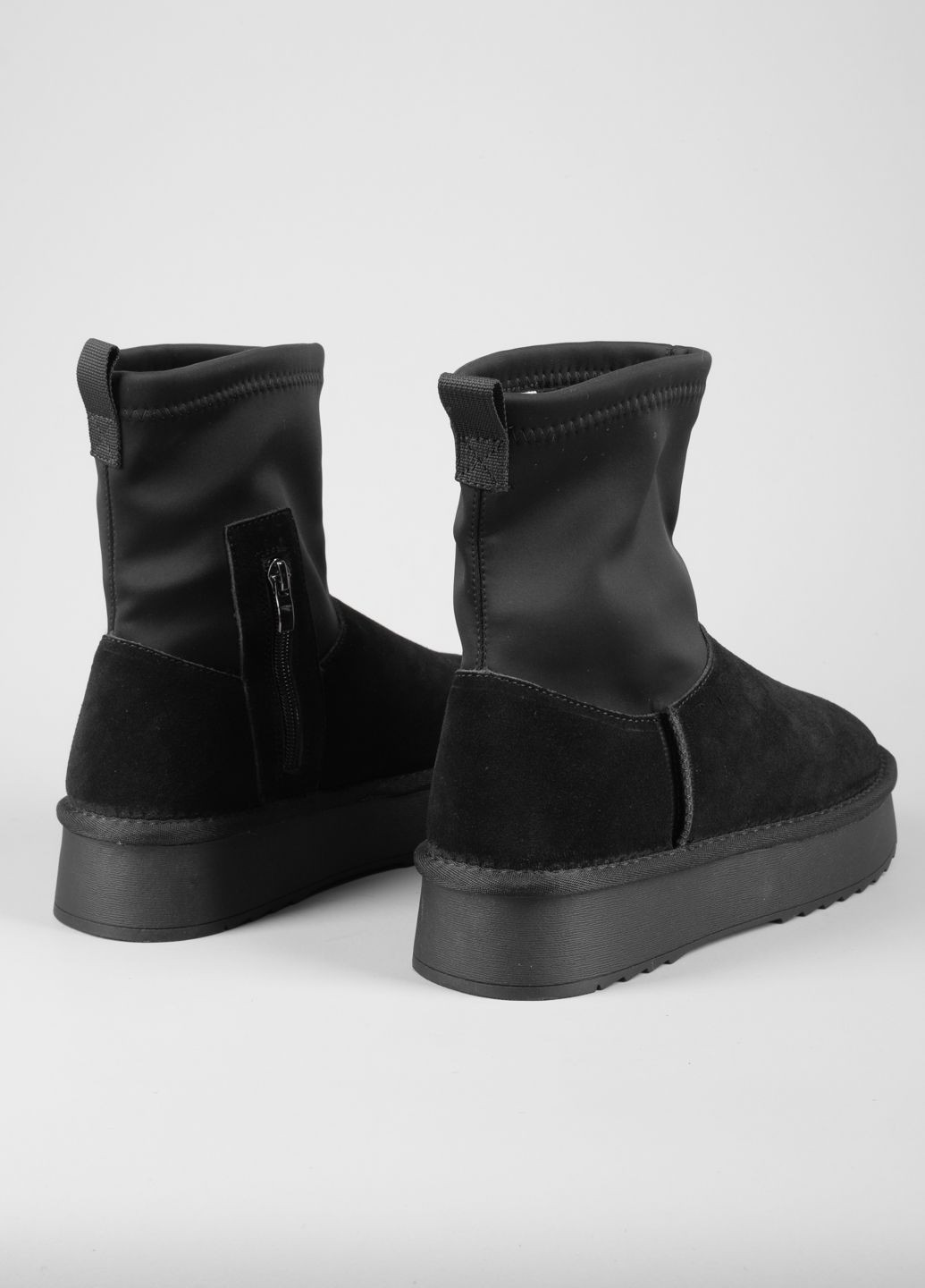 Угги женские замшевые UG1100-1 черные 344739 Power (312374820)