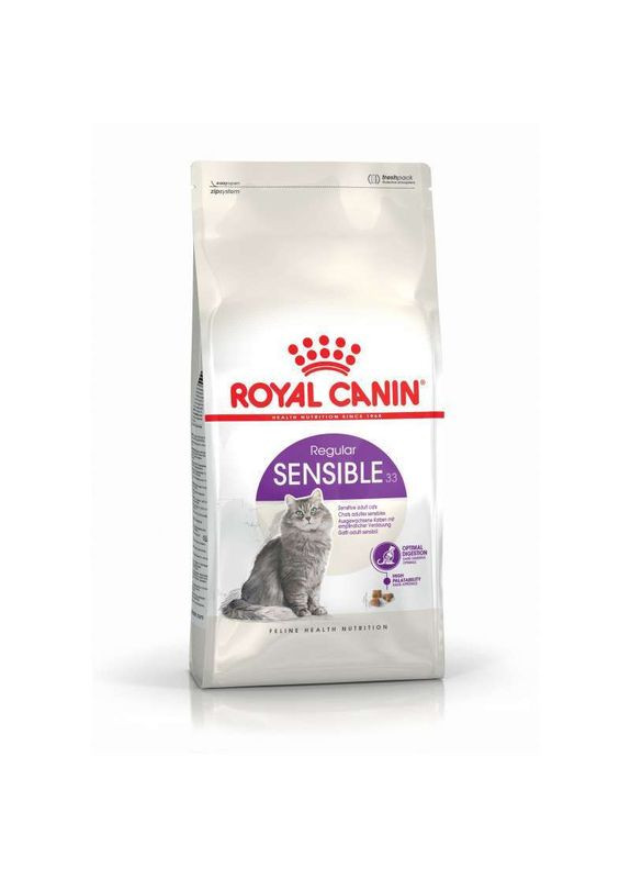 Сухой корм Sensible для кошек с чувствительной пищеварительной системой 10 кг. Royal Canin (278260523)