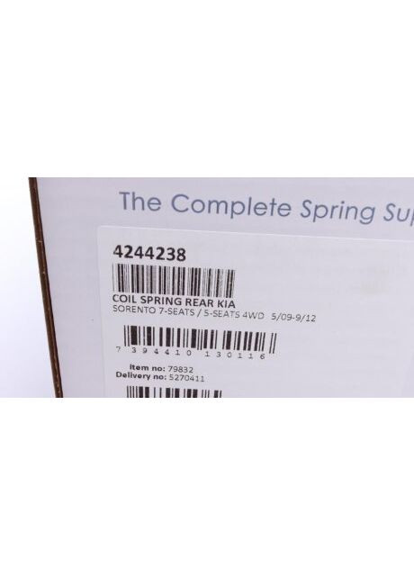 Пружина подв. задн. KIA (пр-во ) 4244238 C.I.U Lesjofors (366121302)