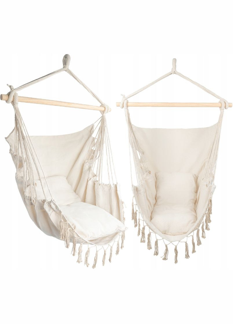 Кресло гамак Бразильское бежевый 100см 120кг Maltec (340072999)