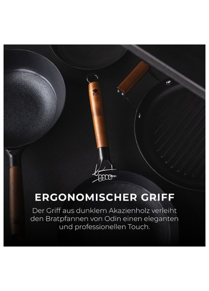 Набір сковорідок (BGKIT-0083) Masterpro Odin, 20/24 см чавун (366646779)