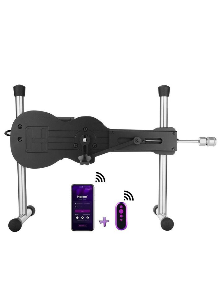 Смарт секс-машина AK-09 Sex Machine APP з фалоімітатором, бездротовий пульт ДК Hismith (335388646)