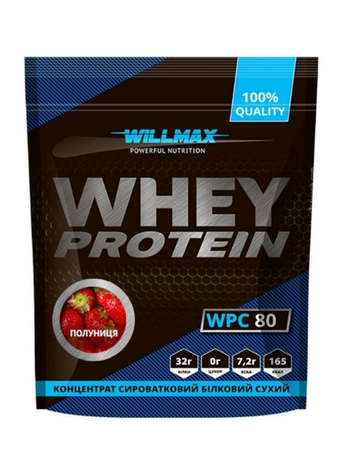 Whey Protein 80 920 g /23 servings/ Strawberry Willmax (296914608)