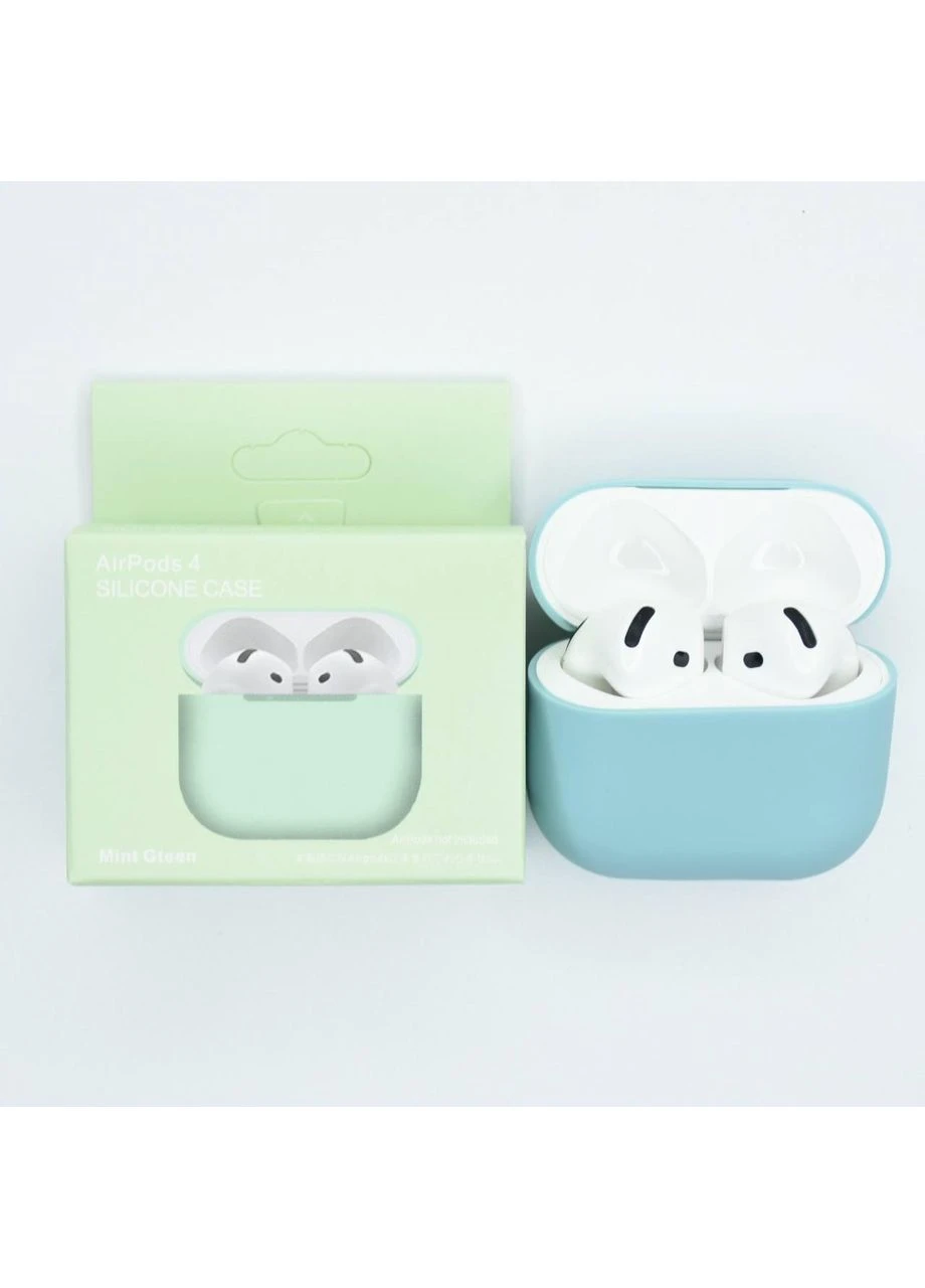 Силіконовий чохол для навушників 4 Mint Green No Brand AirPods (388366961)