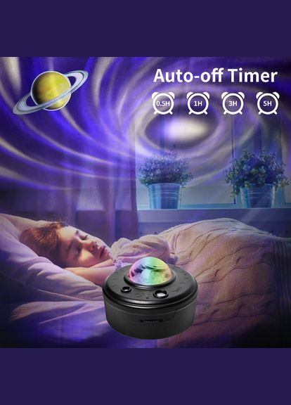 QR-326 LED галактика, 10 планет, Bluetooth, 3000мАг, cвітломузика з пультом, активація під ритм музики Energolux (316131689)