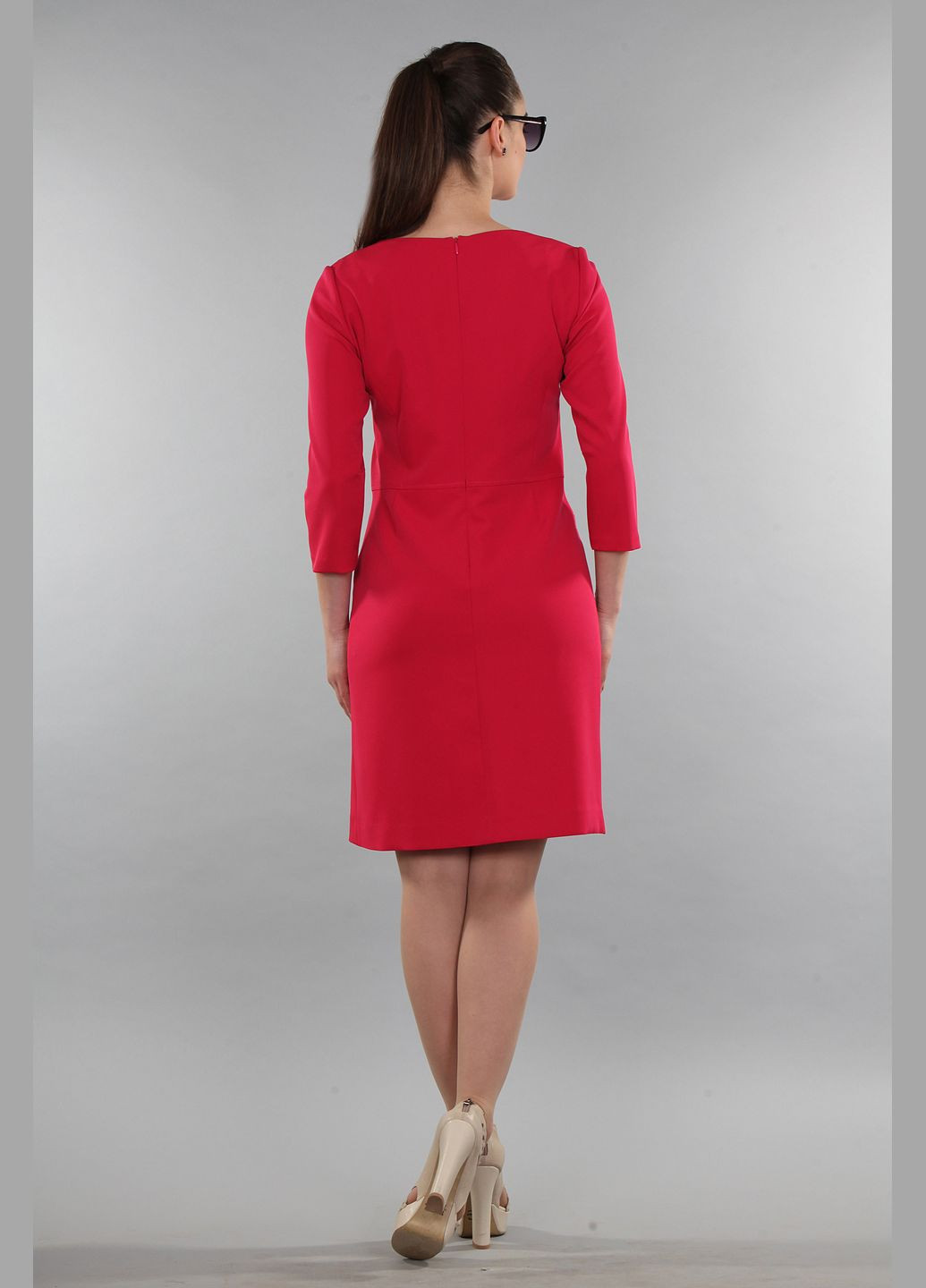 Фуксинова (кольору Фукія) сукня Парада однотонна