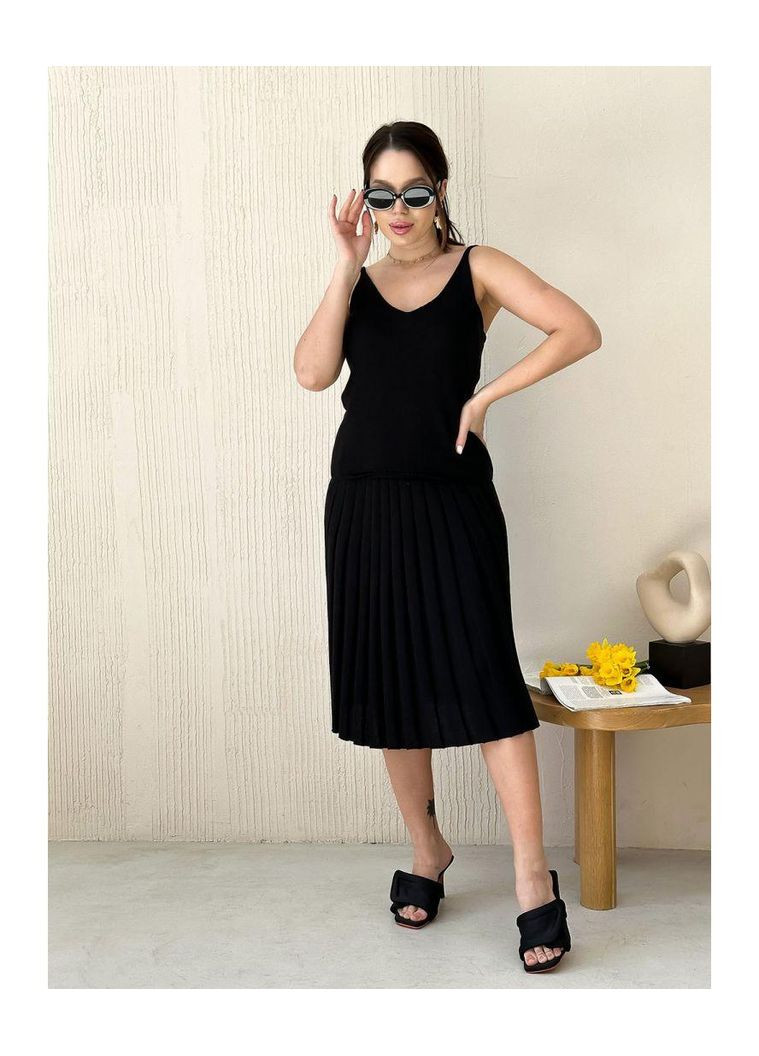 Женская майка из хлопка и акрила — практичная майка приятная к телу (ak29028p) Art Knit — 334894295