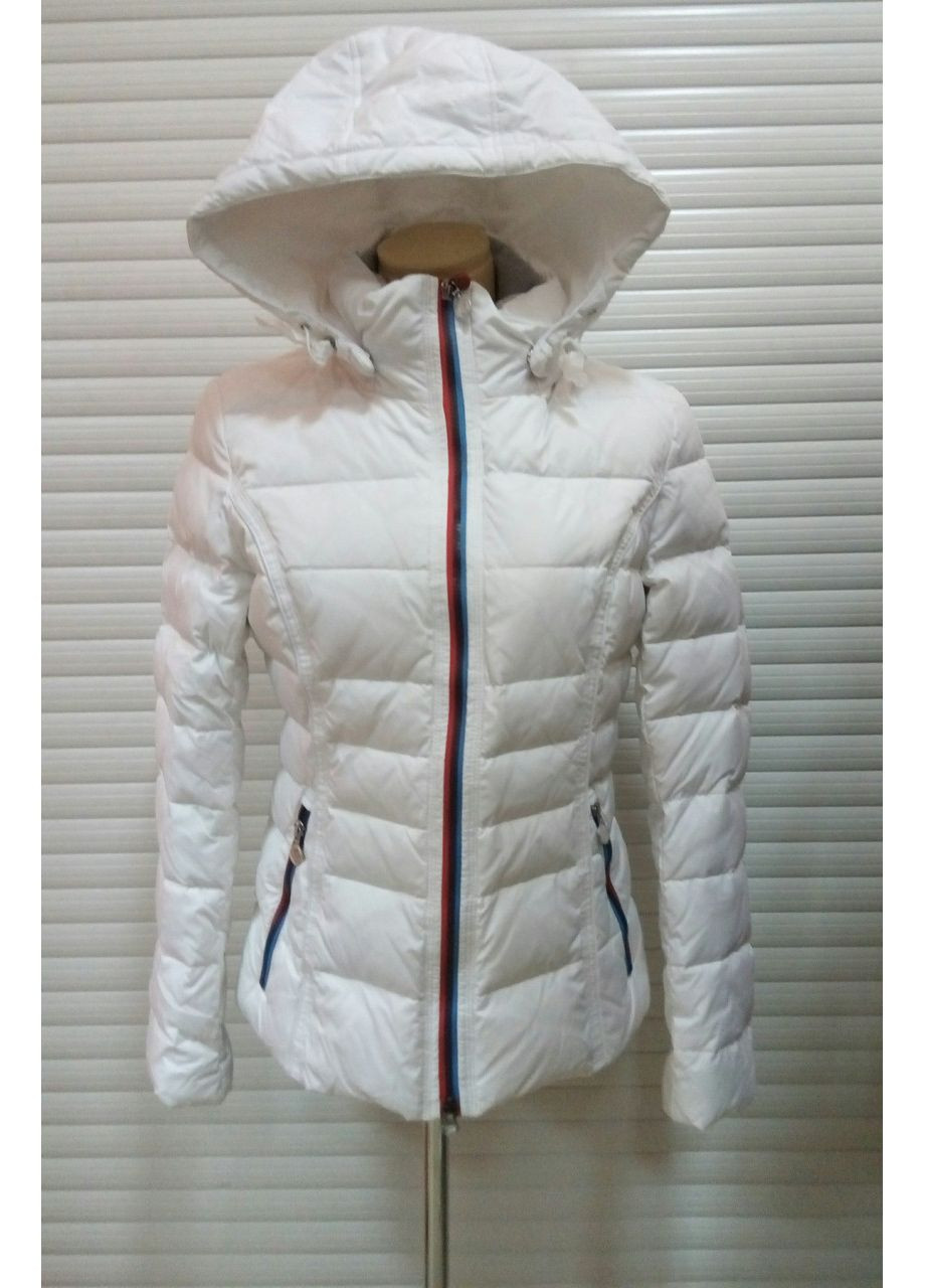 Белый демисезонный Пуховик Snowimage