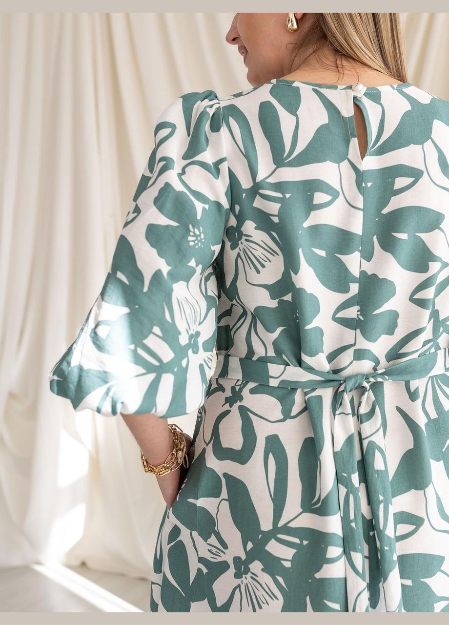 Фісташкова повсякденний сукня сінді фісташковий 0462 Vlavi