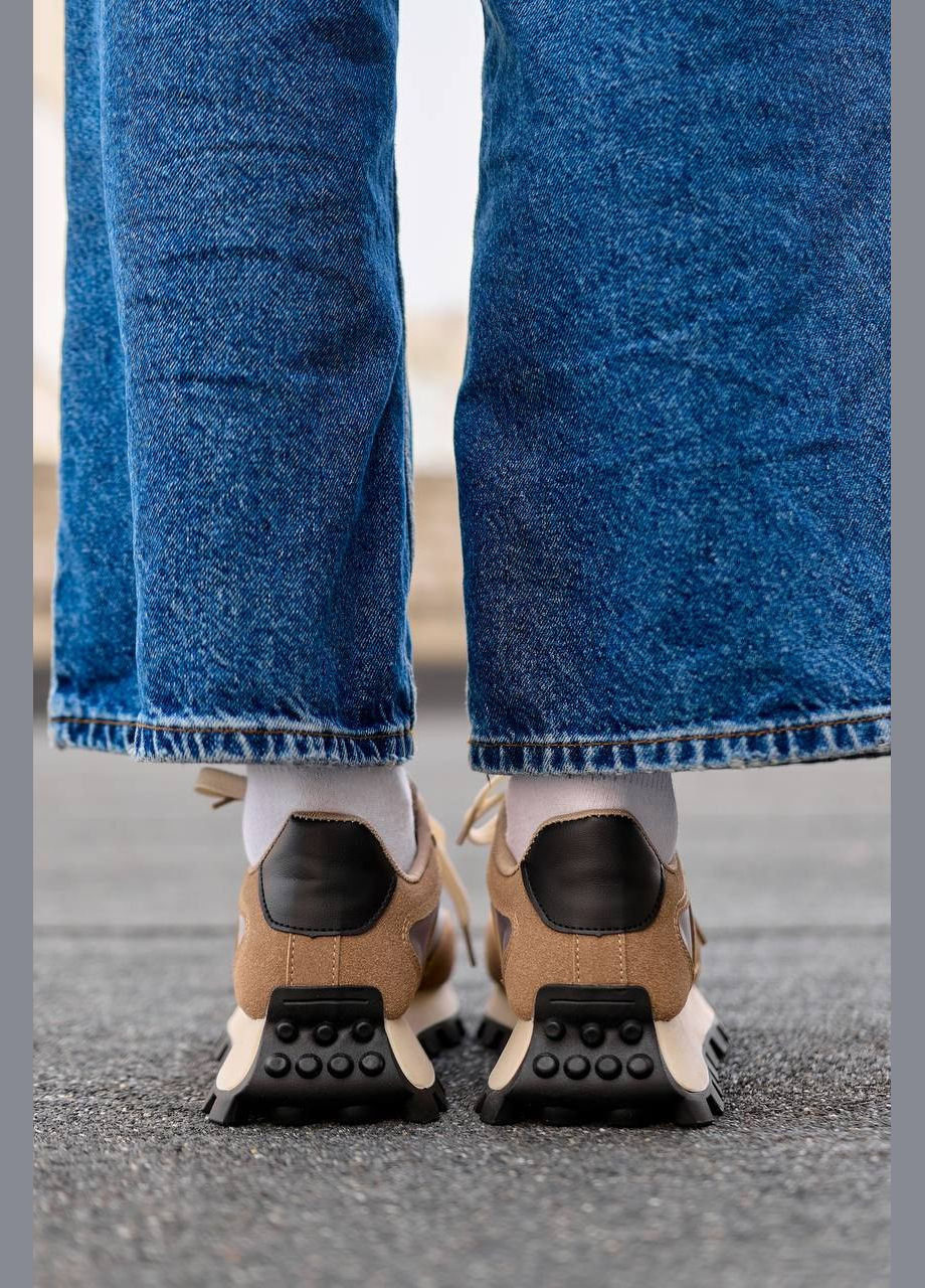 Комбіновані осінні кросівки жіночі, китай No Brand Beige Grey