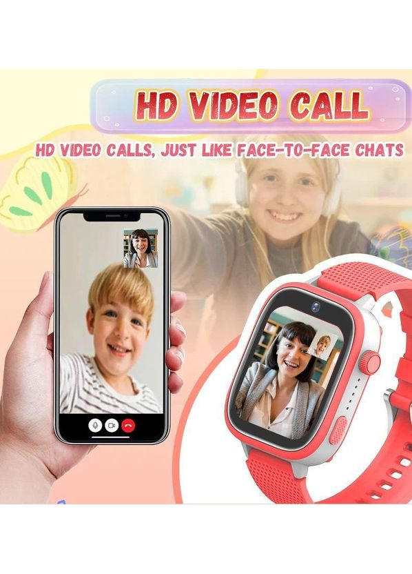 Дитячий смарт-годинник T49 з GPS, відеодзвінком і прослуховуванням Розумний годинник Lemfo (349824297)