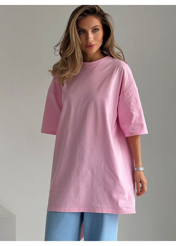 Футболка OVER колір рожевий milirud - (366291618)