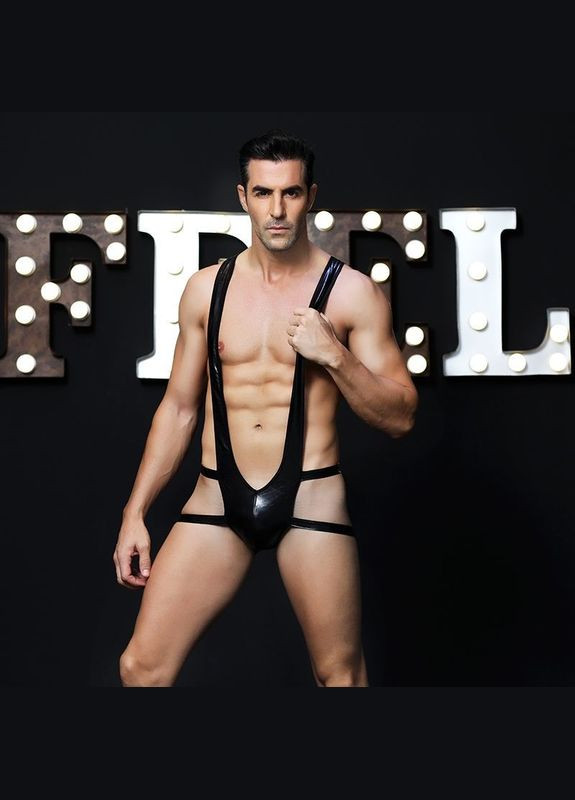 Черный мужской эротический костюм "откровенный фред" so2295 JSY