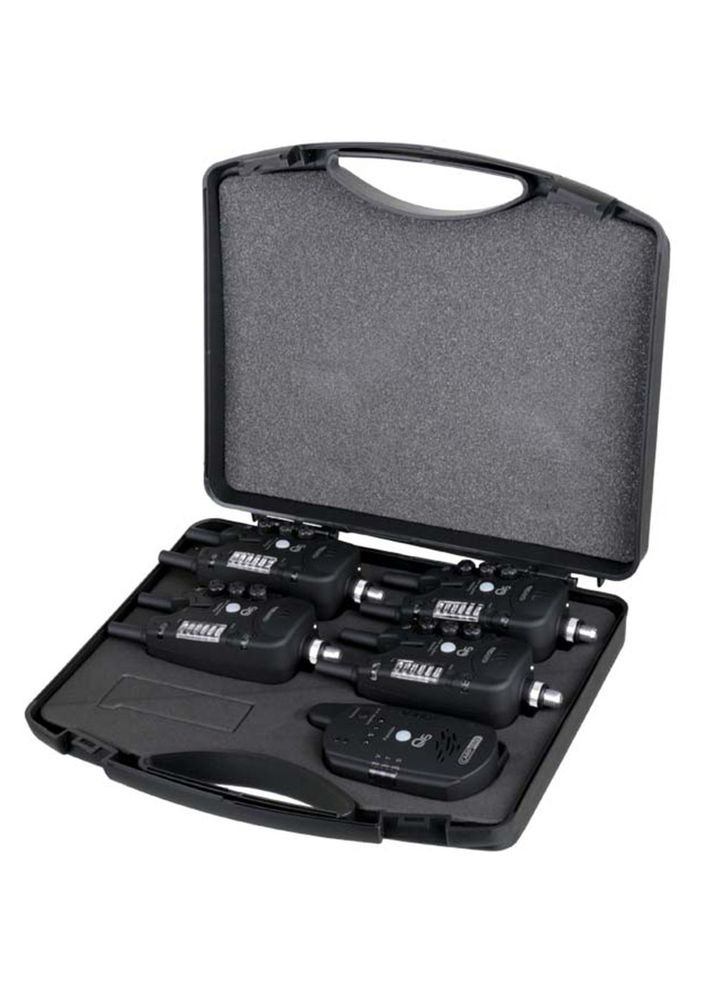 Набір електронних сигналізаторів клювання Q5 4+1 6514-004 CARP PRO (317305238)