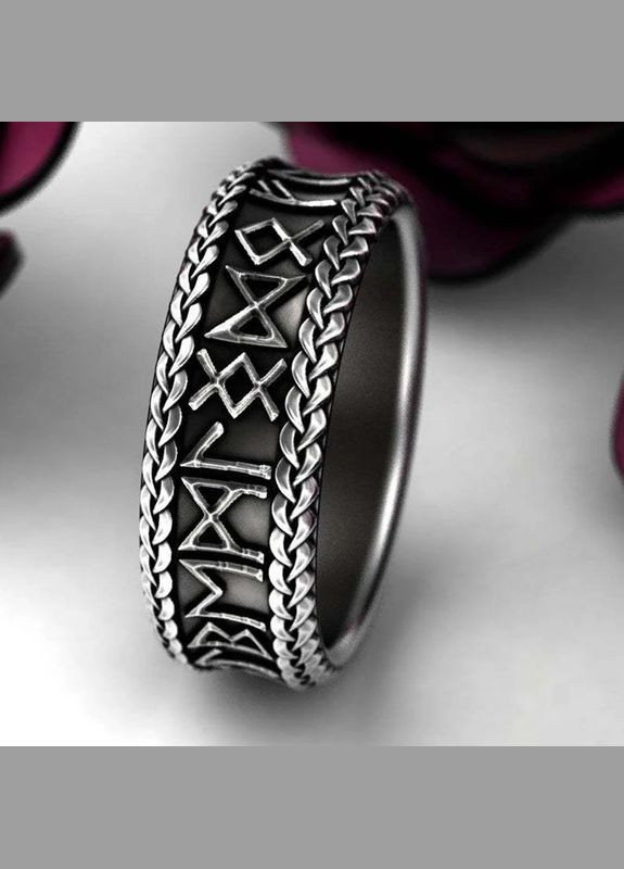 Скандинавское кольцо оберег руны и южные древние символы для мужчин оберег для семьи здоровья размер 18 Fashion Jewelry (289355691)