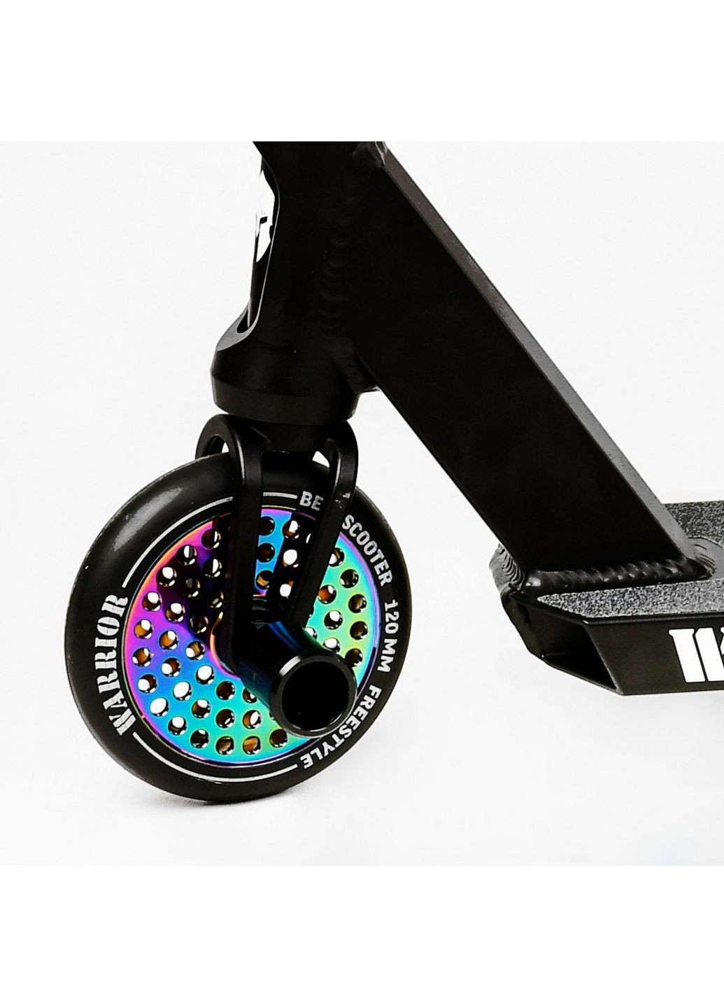 Самокат трюковий "Warrior" HIC-система, пеги, алюмінієвий диск та дека, колеса PU 52х12х85 см Best Scooter (289367556)