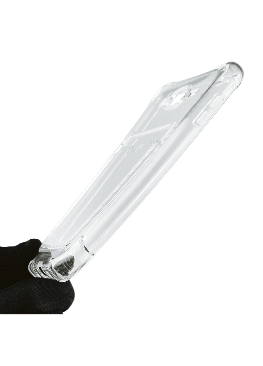 Чехол для Galaxy J7 Neo (SM-J701) с бронь углами с карманом для карточек k-pop на самсунг дж7 нео прозрачный Samsung (366234985)