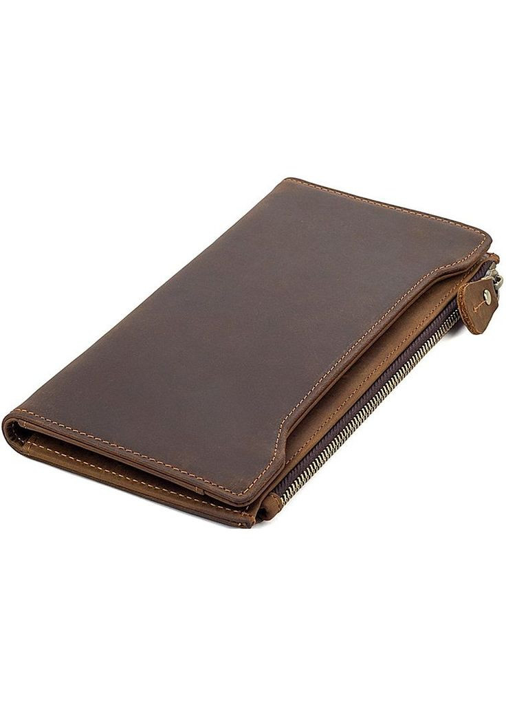 Кошелек мужской кожаный 14596 Коричневый Vintage (306882306)