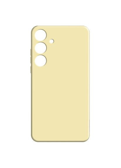 Чехол для мобильного телефона (MCLSS24PYE) MAKE samsung s24 plus silicone yellow (278789034)