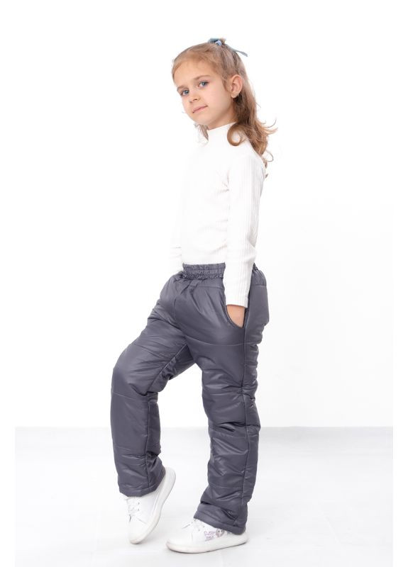 Зимові дитячі утеплені однотонні штани (унісекс ) HC (h001-523-2) Носи своє (368474788)