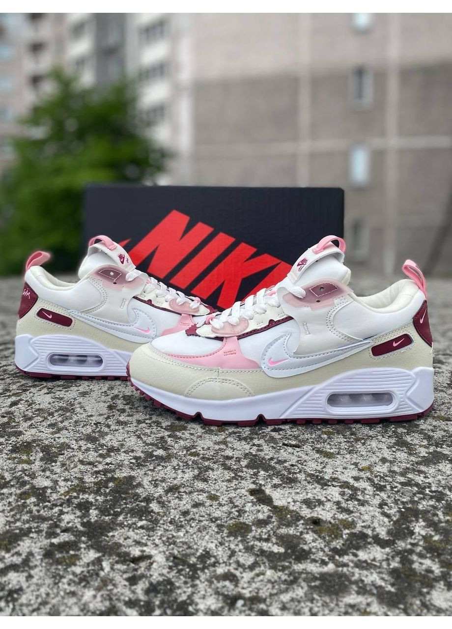 КРОСІВКИ ЖІНОЧІ NIKE AIR MAX 90 FUTURA VALENTINES DAY FD4615-111 НАЙК АІР МАКС 90 No Brand бежеві демісезони (367177802)