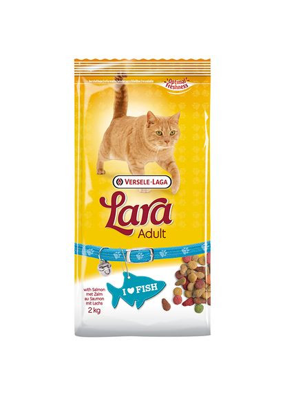 Сухой премиумкорм для кошек Adult with Salmon 2 кг (5410340410738) Lara (279568584)