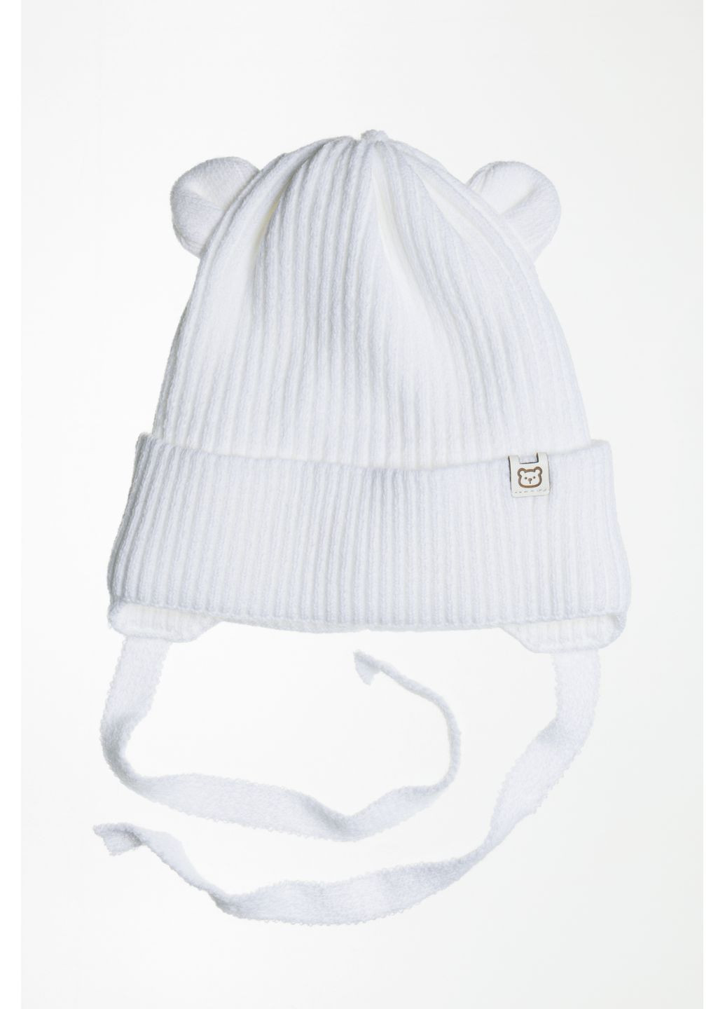 Шапка для девочки, для мальчика Ведмежа K159 46-48 см. Пудровый Alex K159-32 (364302367)